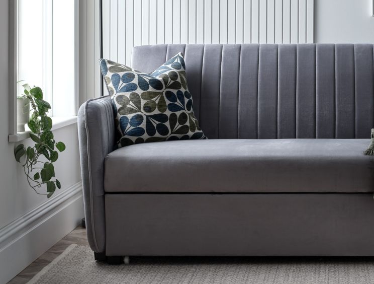 Derwent Grey Upholstered Sofa Bed