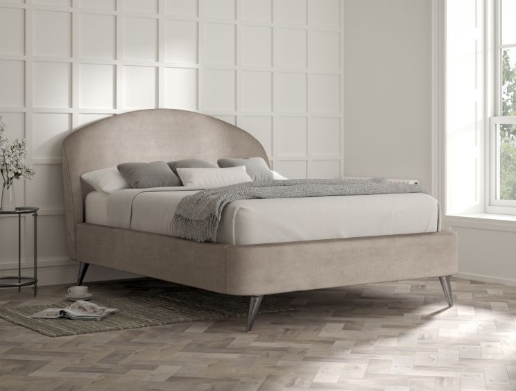 Magnolia upholstered bed deals