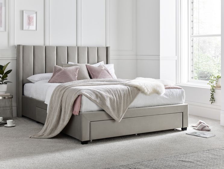 Champagne king size bed hot sale frame