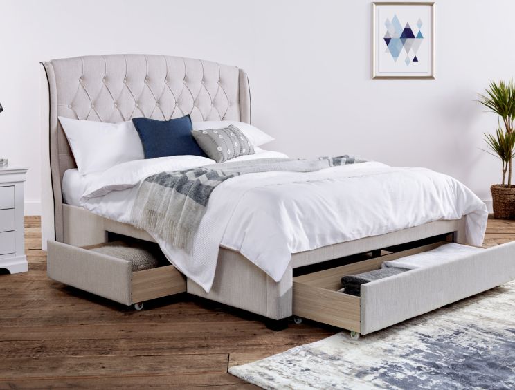 Elise ottoman shop storage bed