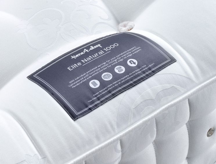 Elite Natural 1000 Pocket Mattress - Single