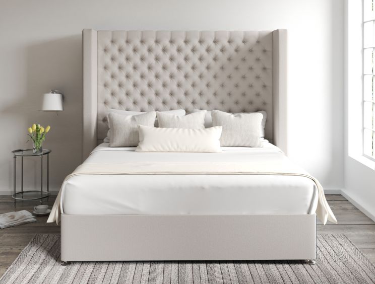 Emma Classic 4Drw Continental Double Arran Natural Headboard & Base