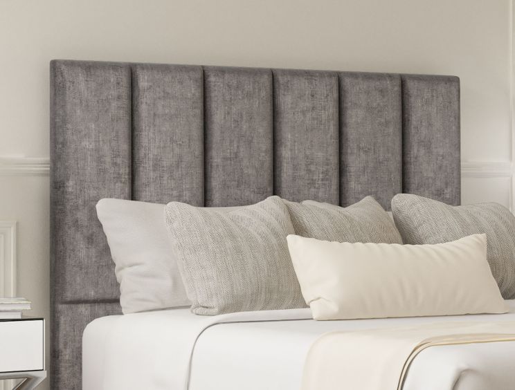 Empire Heritage Steel Upholstered Single Headboard and Non-Storage Base