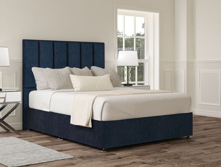 Empire Heritage Royal Upholstered Double Headboard and Non-Storage Base