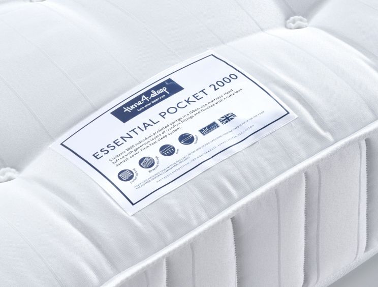 Sleep Sanctuary Essentials 2000 Pocket - Double Mattress Only