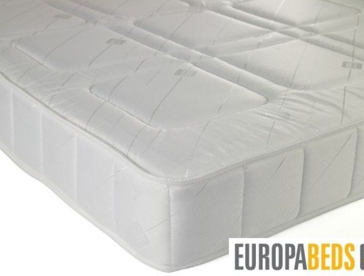 Europa Comfort Slimline Mattress - Single Mattress Only - White