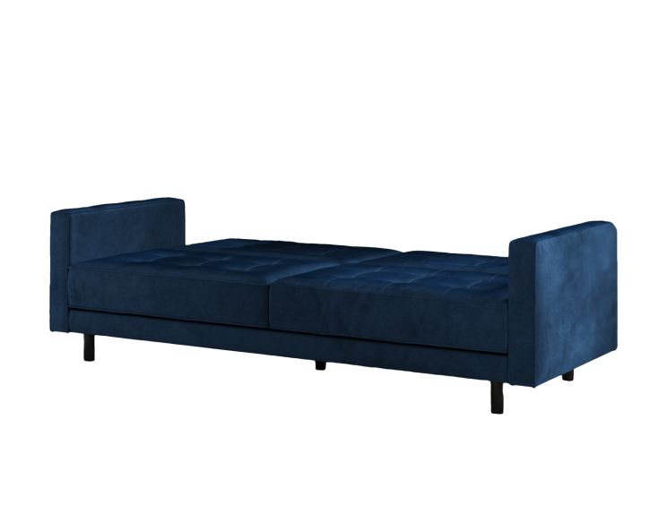 Florence Pocket Rest Blue Velvet Sofa Bed time4sleep