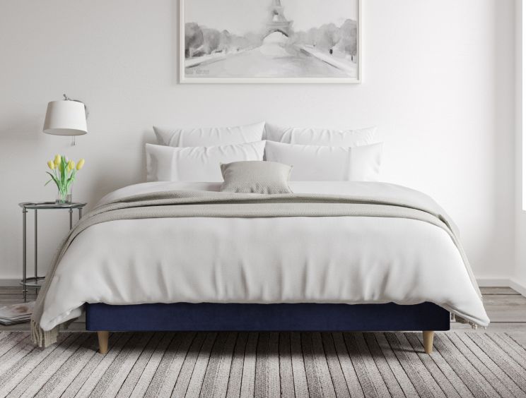 Classic Shallow Upholstered Hugo Royal Double Base Only