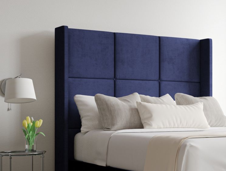 Jane Hugo Royal Upholstered Floor Standing King Size Headboard Only