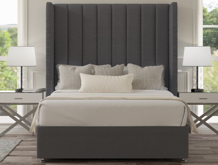 Lola Classic Non Storage Gatsby Platinum Headboard and Base Only