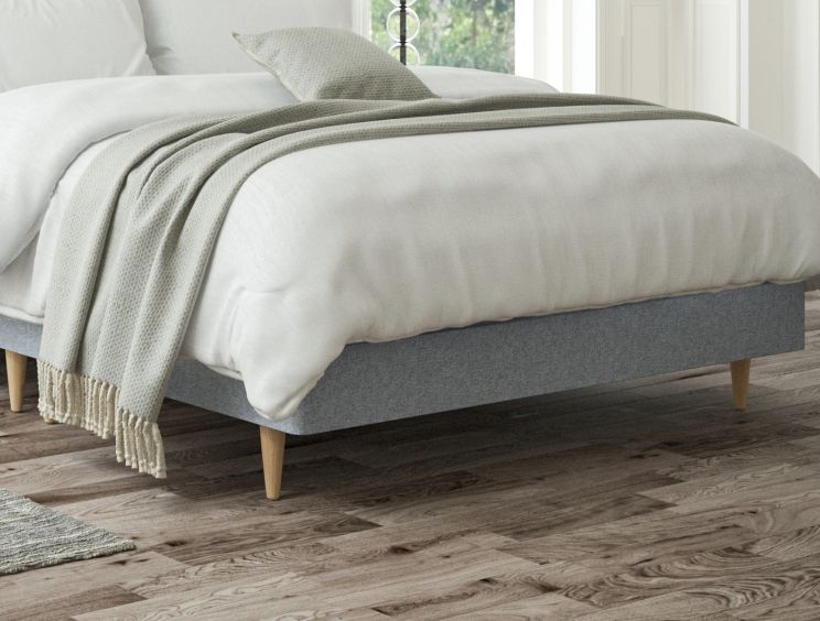 Faith Gouache Eau De Nil Super King Size Classic Shallow Base and Headboard
