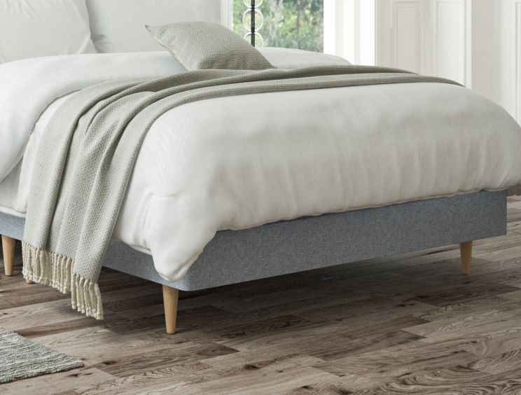 Faith Gouache Eau De Nil Double Classic Shallow Base and Headboard