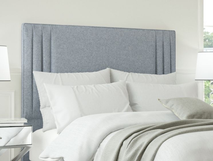 Faith Gouache Eau De Nil Super King Size Classic Shallow Base and Headboard