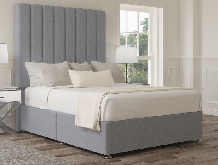 Esme Classic Non Storage Gouache Eau De Nil Super King Size Base and Headboard