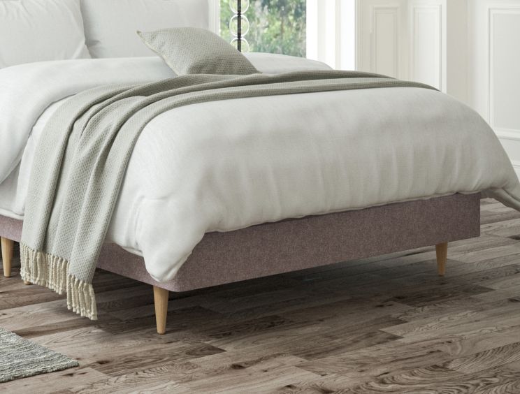 Faith Gouache Raspberry Double Classic Shallow Base and Headboard
