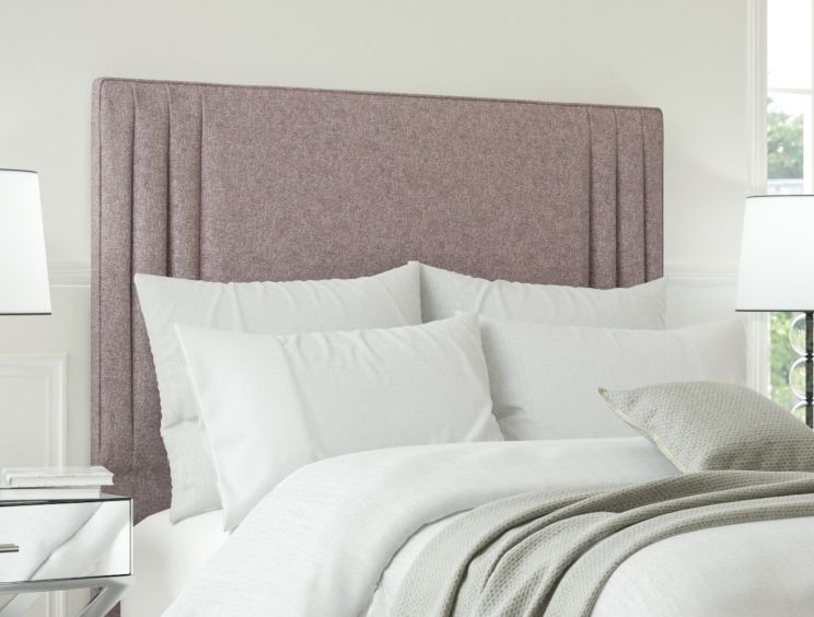 Faith Gouache Raspberry Super King Size Classic Shallow Base and Headboard