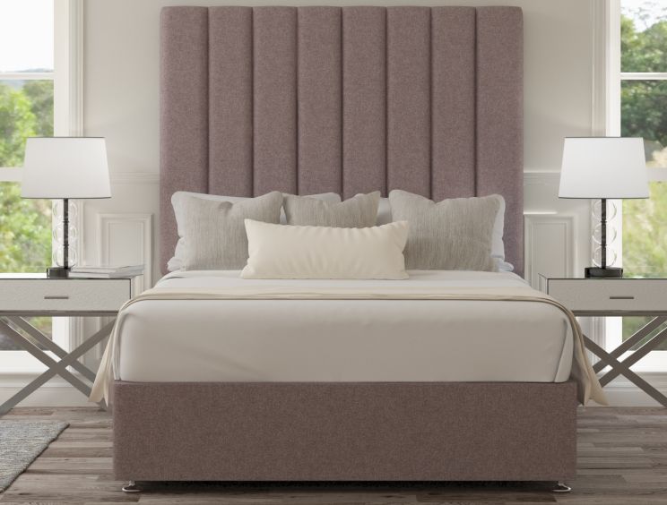 Esme Classic Non Storage Gouache Raspberry Double Base and Headboard