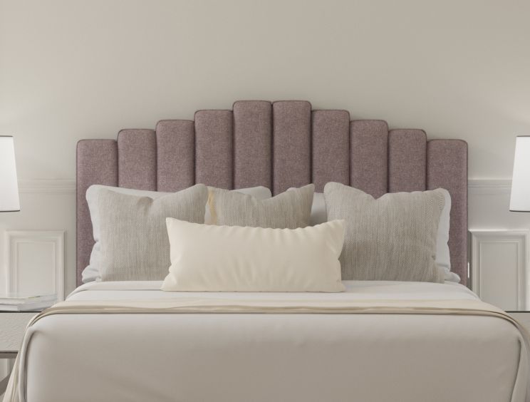 Quinn Gouache Raspberry Upholstered Strutted Double Size Headboard Only