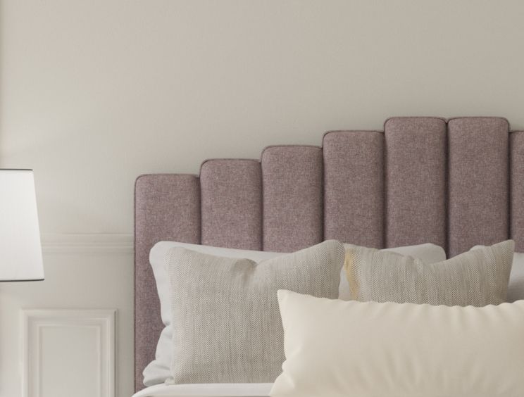 Quinn Gouache Raspberry Upholstered Strutted King Size Headboard Only