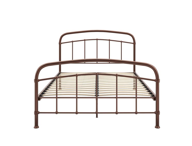 Bantham Copper Double Metal Bed Frame Only