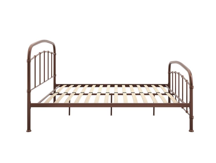 Bantham Copper Single Metal Bed Frame Only