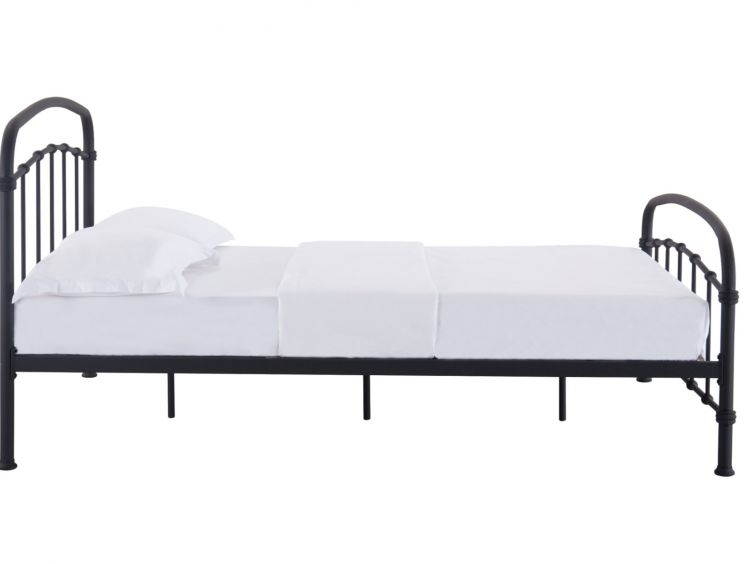 Halston Black King Size Bed Frame