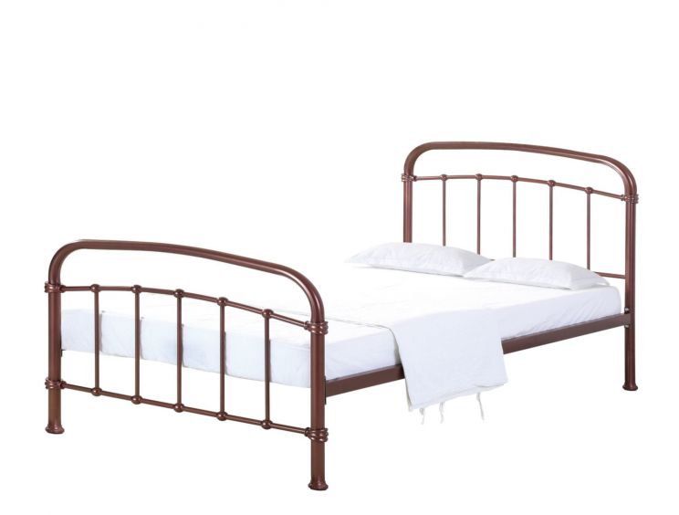 Halston Copper King Size Bed Frame