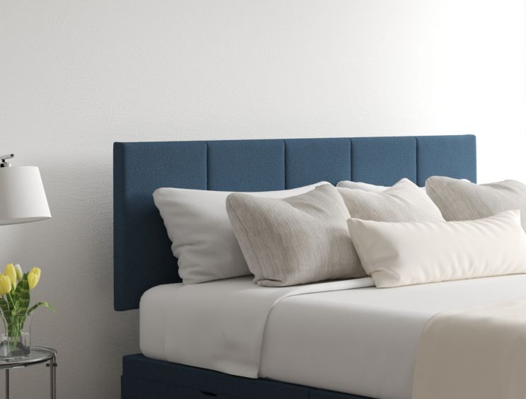 Hannah Classic 4Drw Compact Double Arran Cyan Headboard & Base