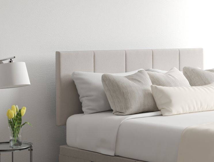 Hannah Classic 4Drw Compact Double Arran Natural Headboard & Base