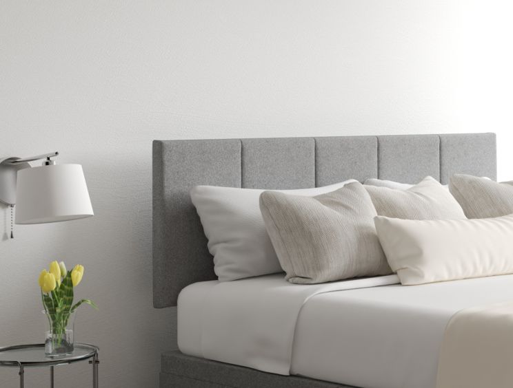 Hannah Classic 4Drw Double Arran Pebble Headboard & Base