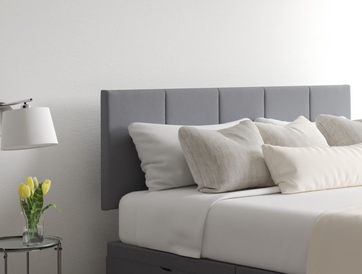 Hannah Classic 4 Drw Gatsby Platinum Headboard and Base Only