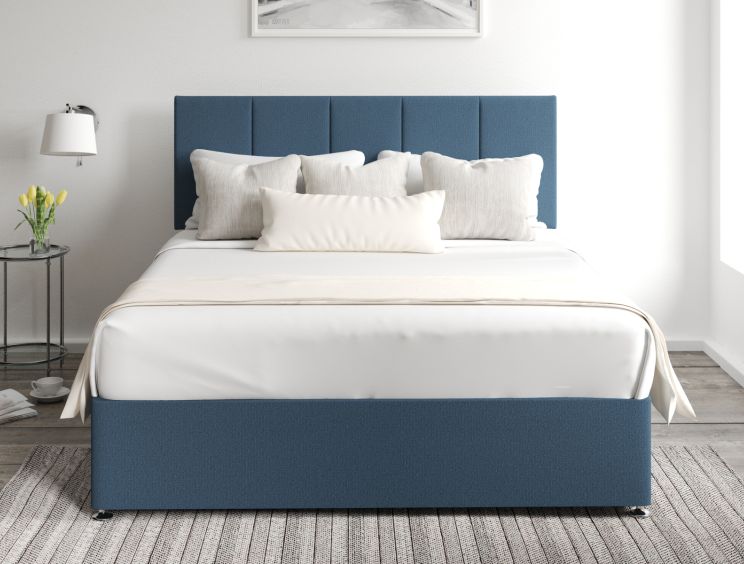 Hannah Classic 4Drw Double Arran Cyan Headboard & Base