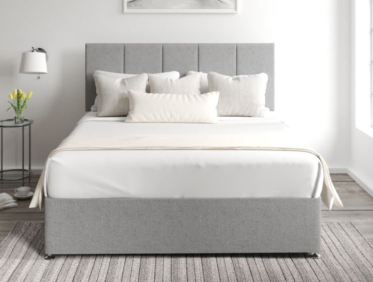 Hannah Classic 4Drw Compact Double Arran Pebble Headboard & Base