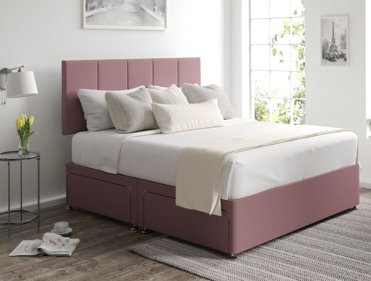 Hannah Classic 4 Drw Gatsby Rose Headboard and Base Only
