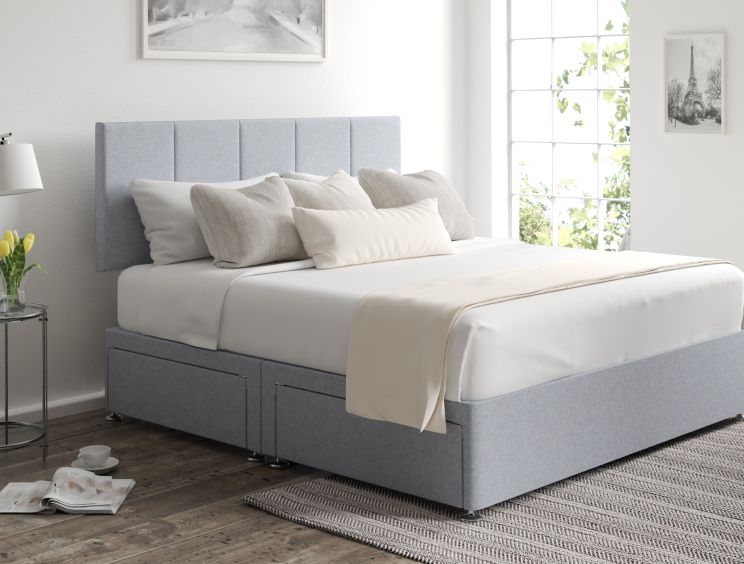 Hannah Classic 4Drw Double Gouache Eau De Nil Headboard & Base