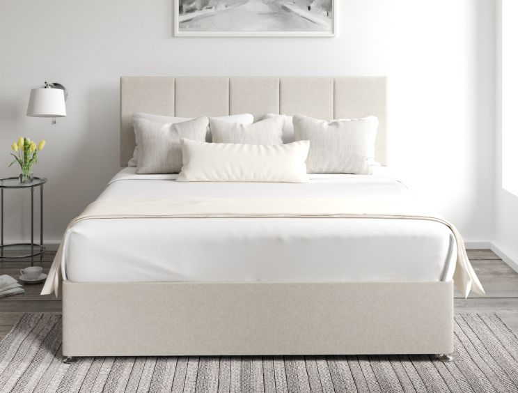 Hannah Classic 4Drw Double Trebla Flax Headboard & Base