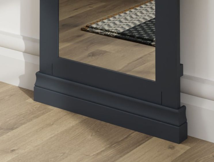 Harley Midnight Grey Cheval Mirror Only