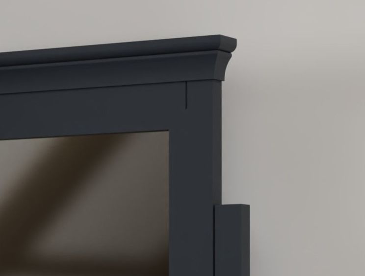 Harley Midnight Grey Trinket Mirror Only