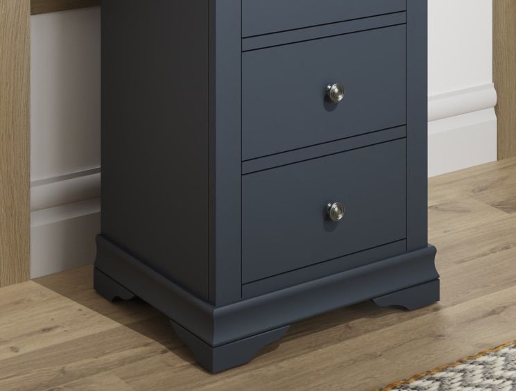 Harley Midnight Grey 5Drw Wellington Chest Only