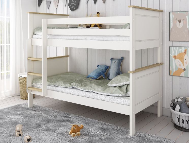 Heritage White Bunk Bed Frame