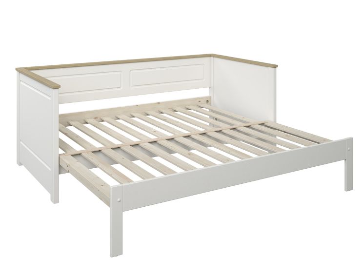 Heritage White Day Bed With Guest Bed