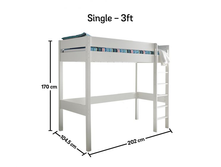 Modena High Sleeper Bed Frame Only