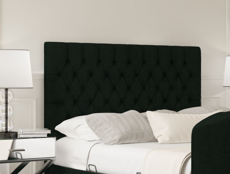 Green top headboard double
