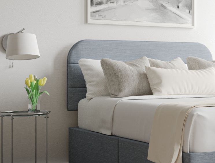 Makayla Linea BlueStone Upholstered King Size Headboard Only