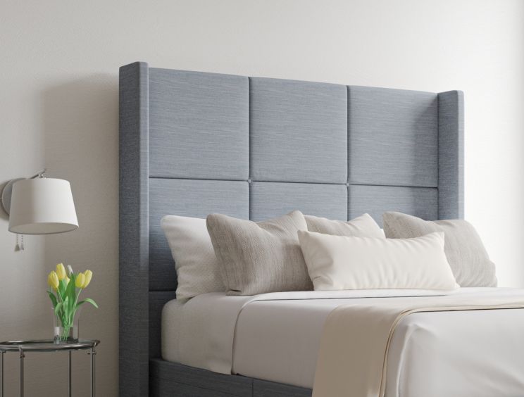 Jane Linea BlueStone Upholstered Floor Standing King Size Headboard Only