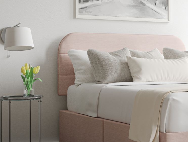 Makayla Linea Powder Upholstered King Size Headboard Only