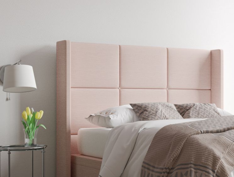 Jane Ottoman Super King Size Linea Powder Headboard & Base Only