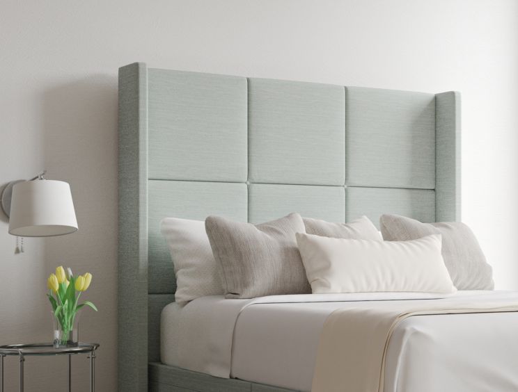 Jane Linea SeaBlue Upholstered Floor Standing Super King Size Headboard Only