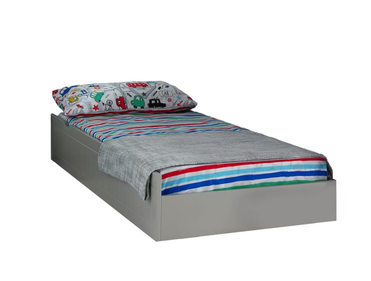 Liv Lou Grey Compact Single Guest Sleepover UnderBed