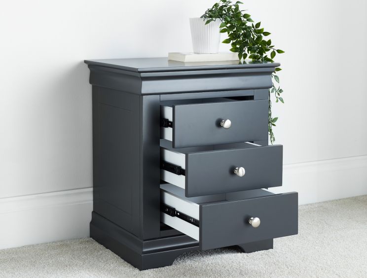 Chateaux Beluga 3 Drawer Bedside Only